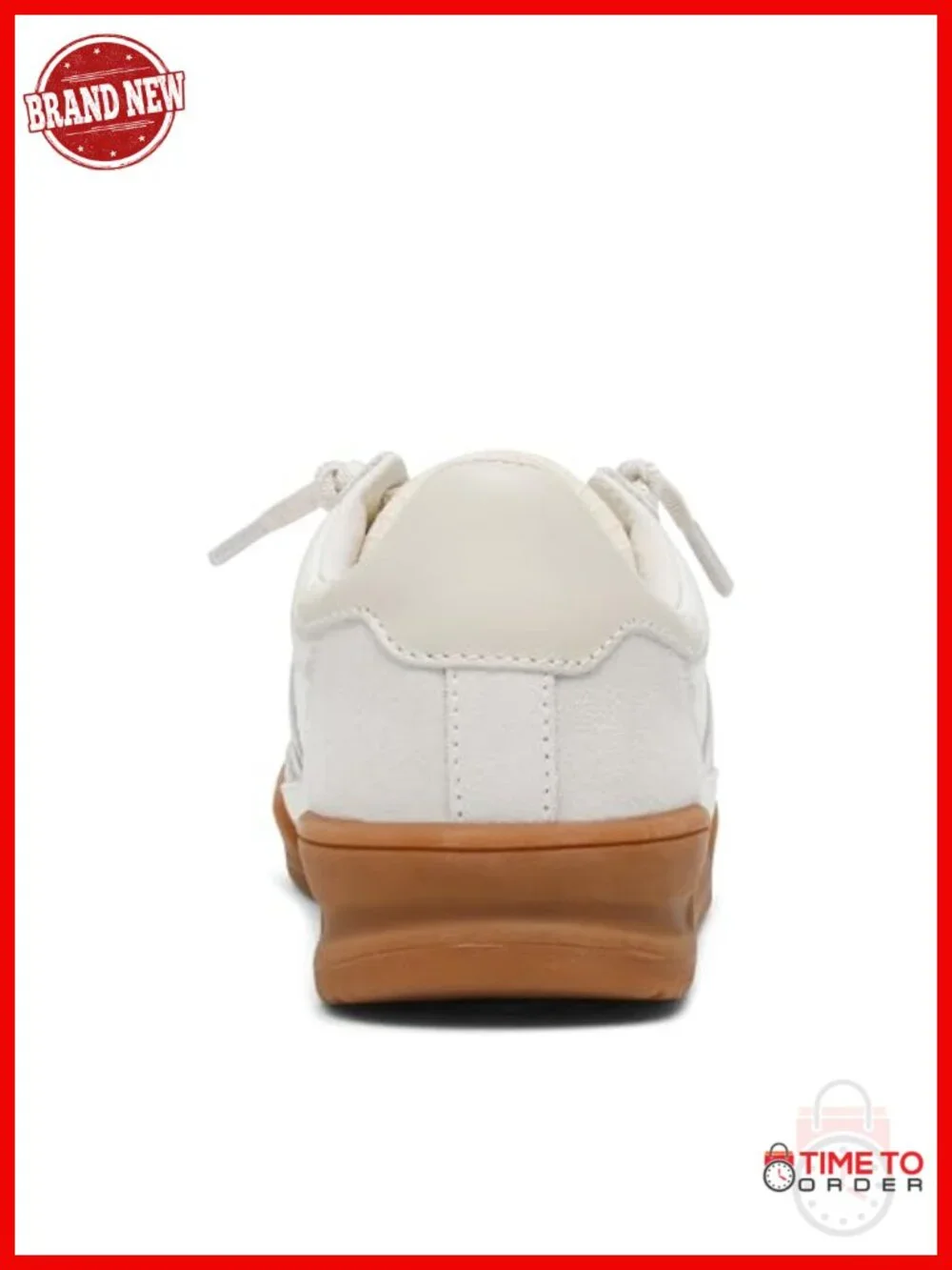 Suede and Mesh Lace-Up Fashion Sneakers